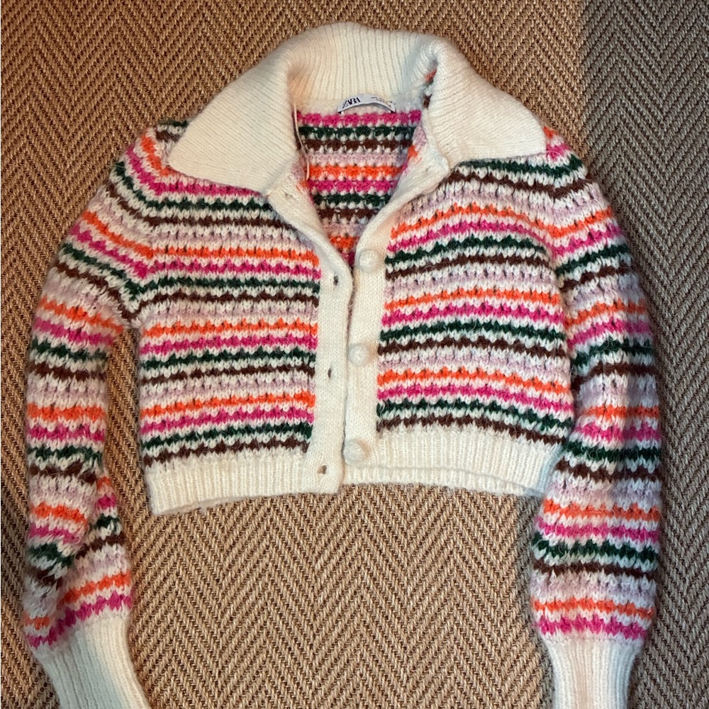 Zara Striped Multicolor Sweater size s